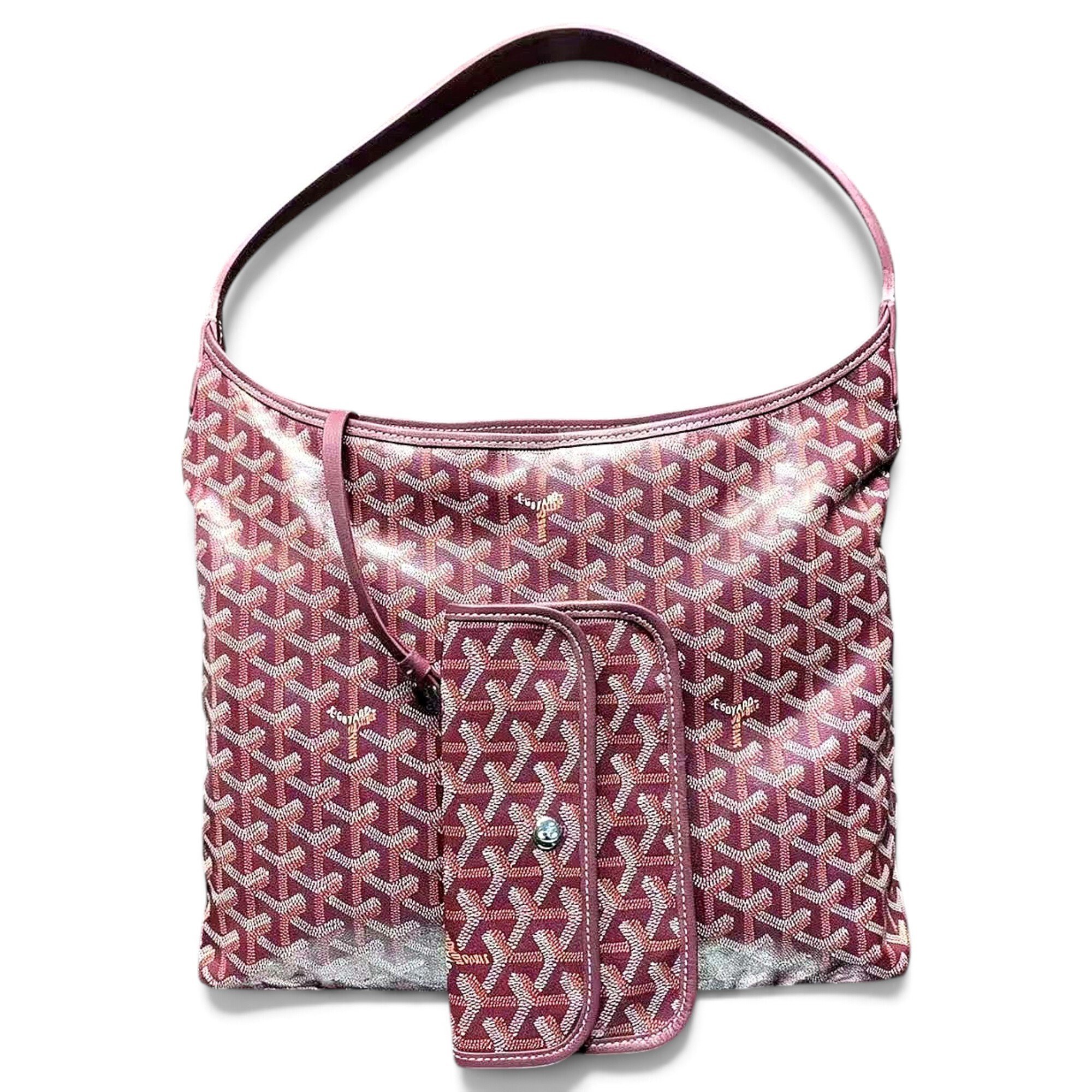 Goyard Hobo Bohème leather handbag