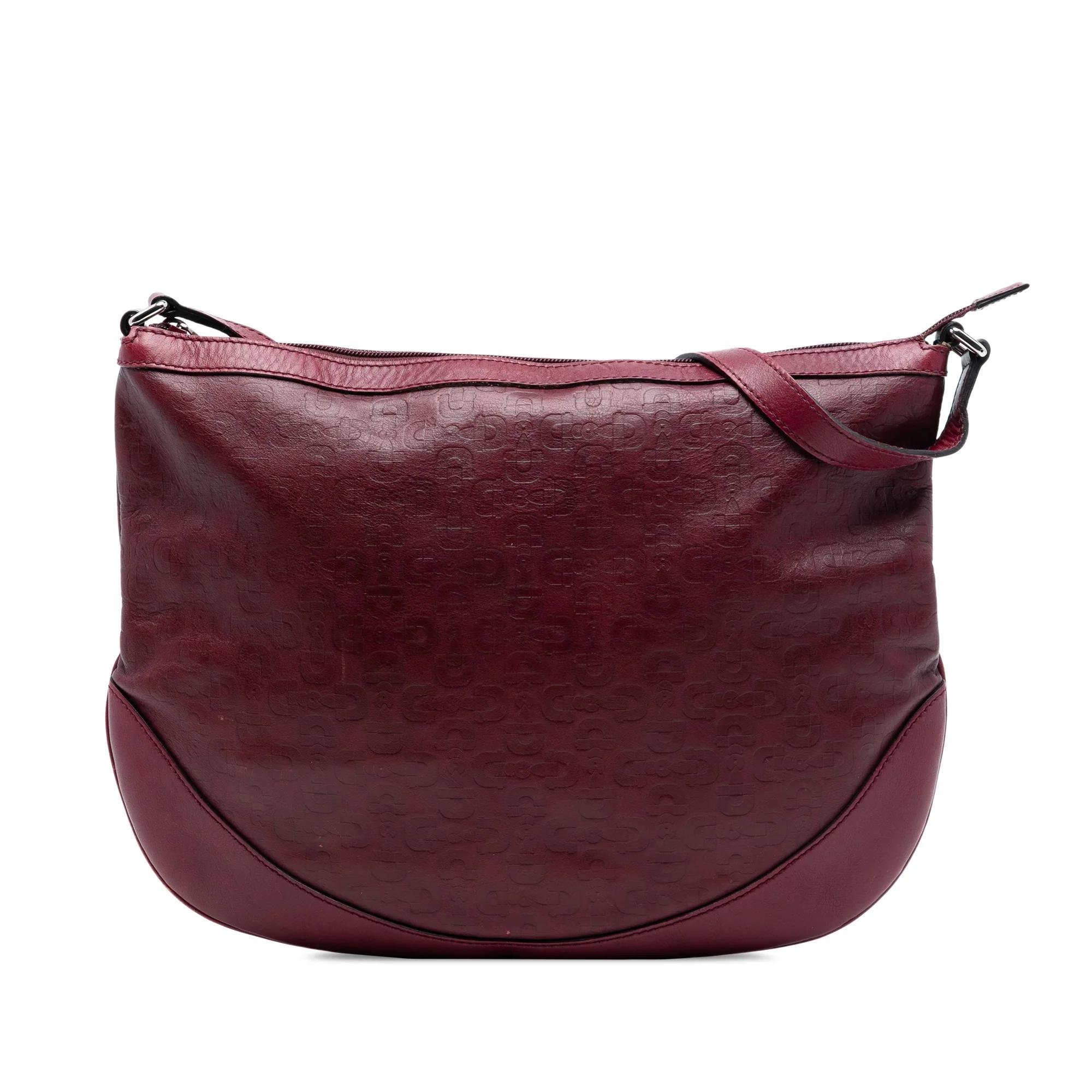 Leather crossbody bag