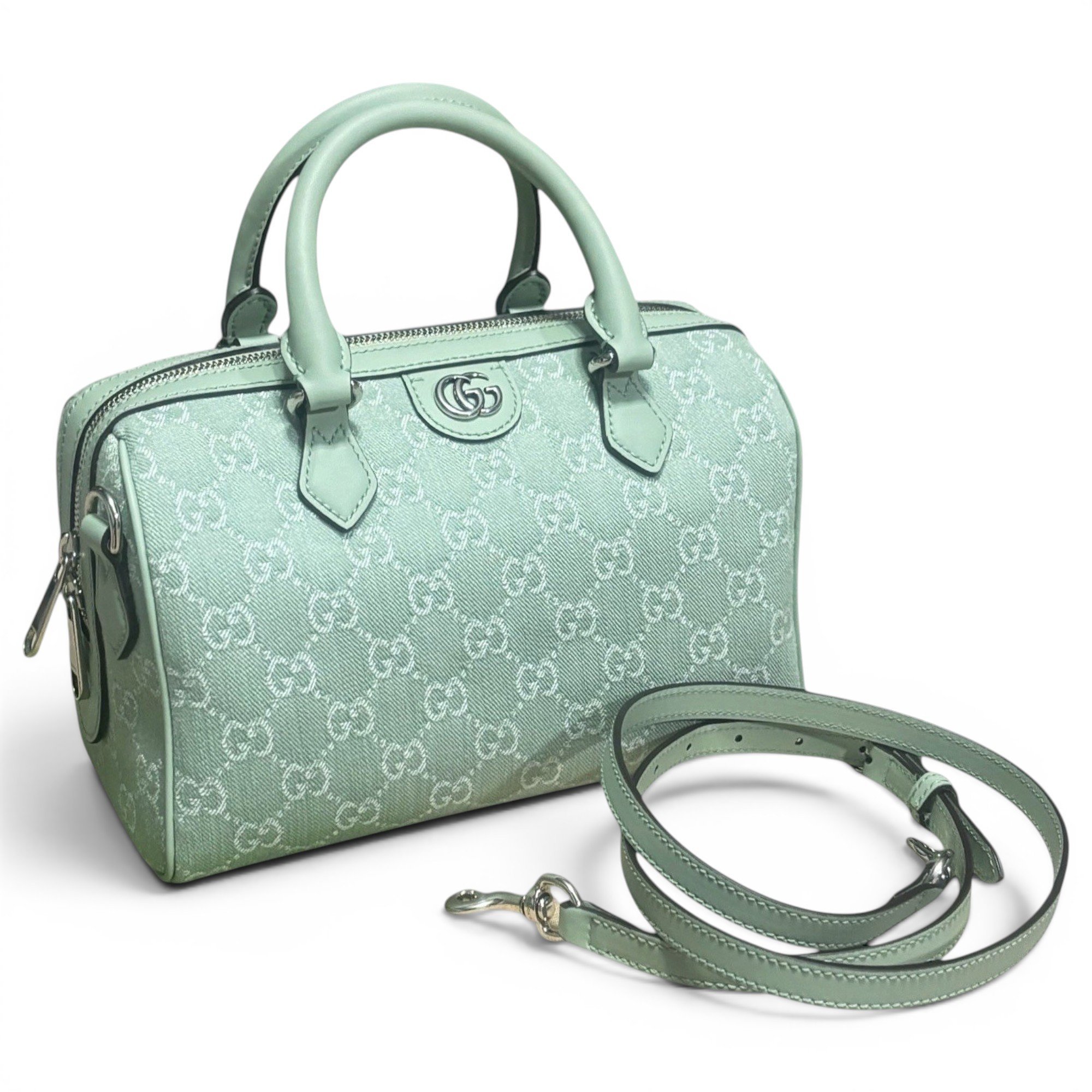 Ophidia Boston cloth handbag