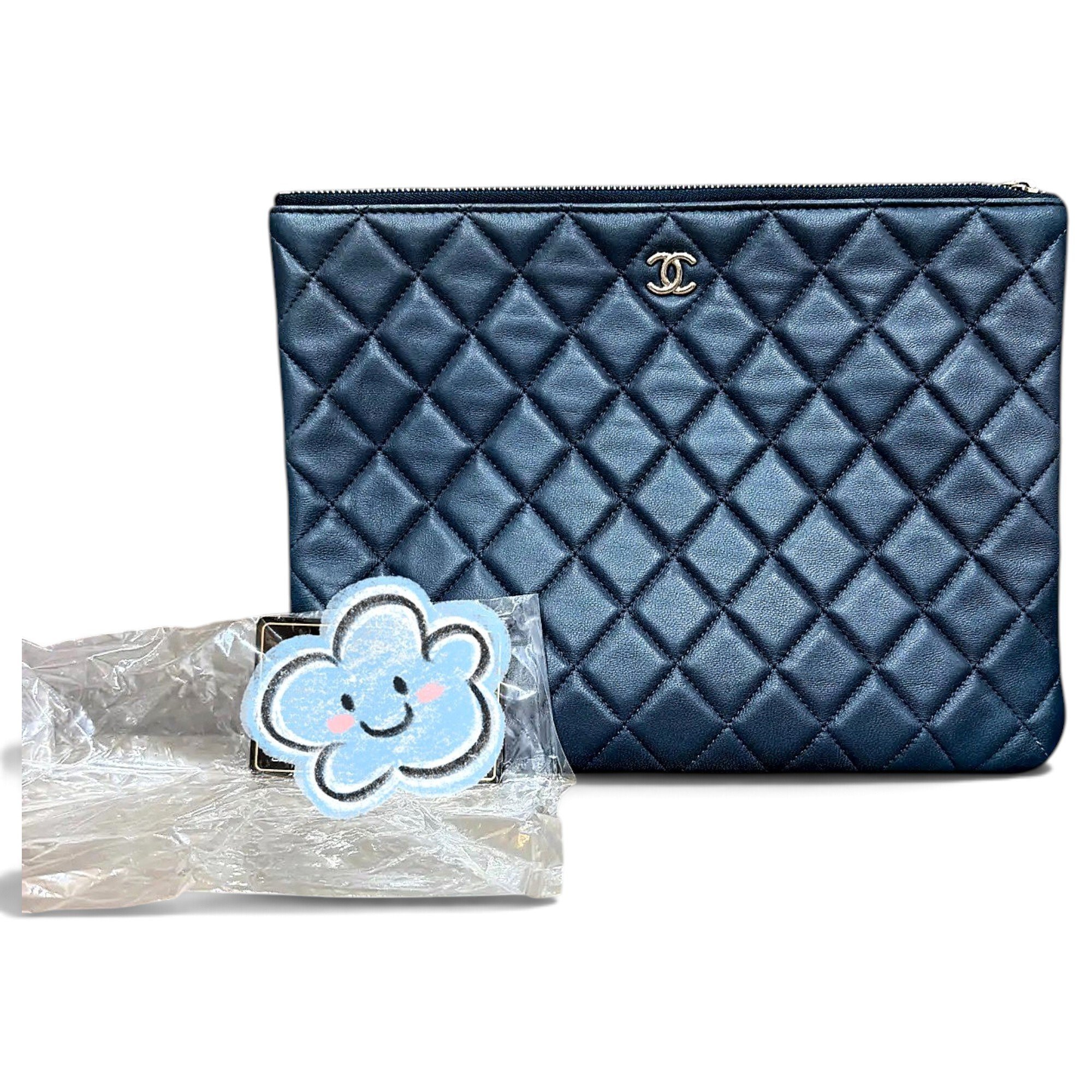Timeless/Classique leather clutch bag