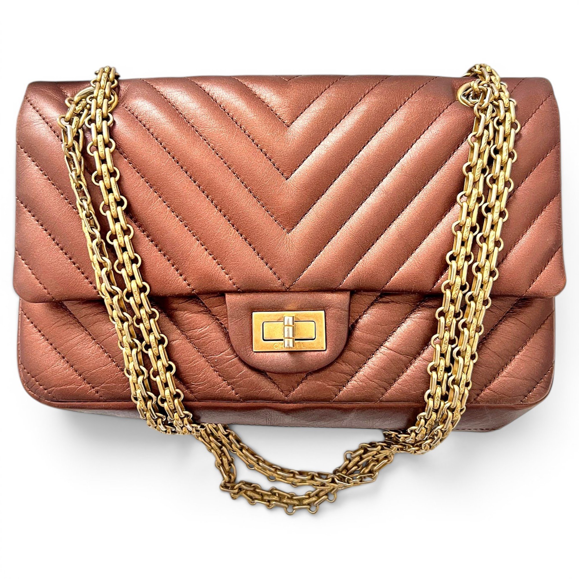 2.55 leather handbag