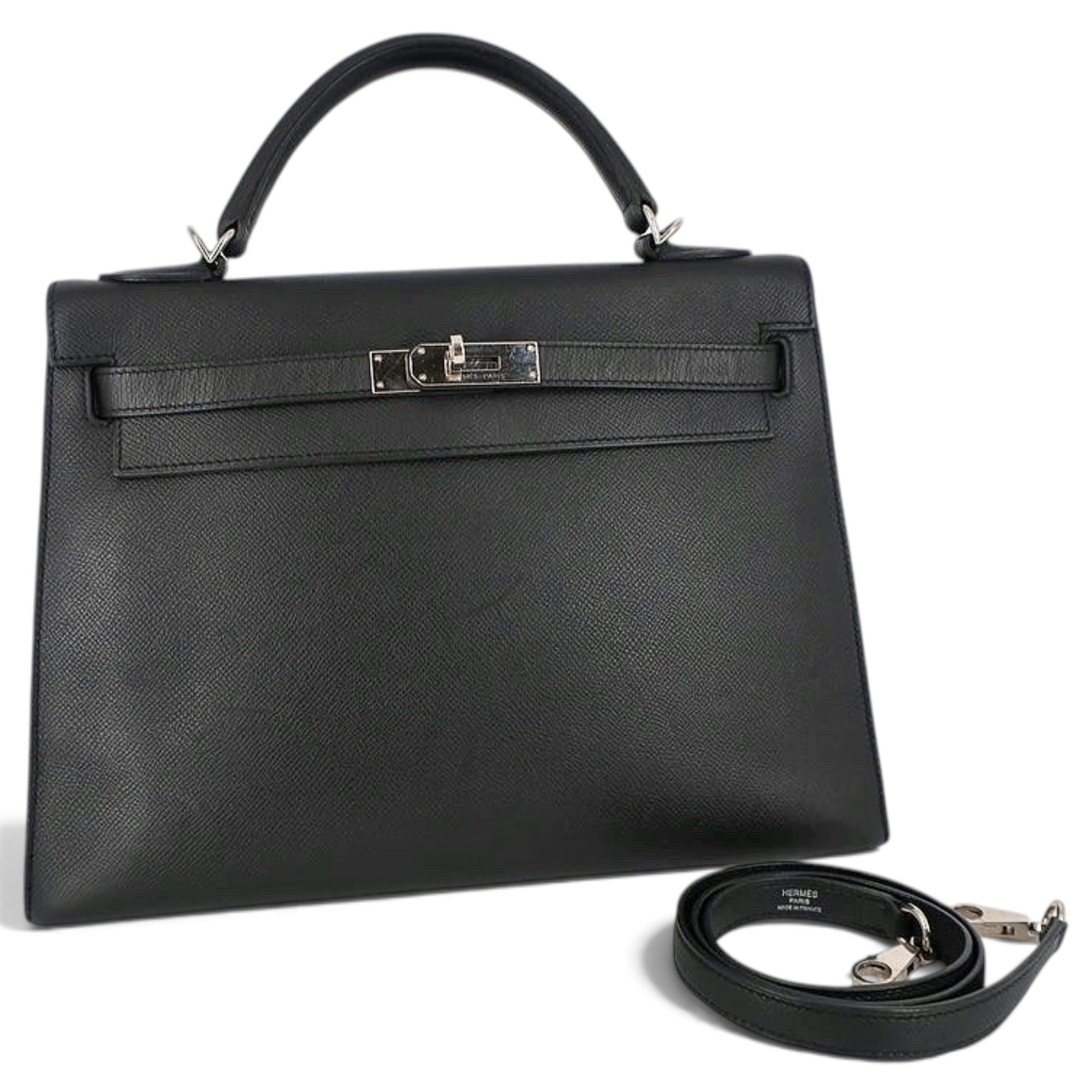 Kelly 32 leather handbag