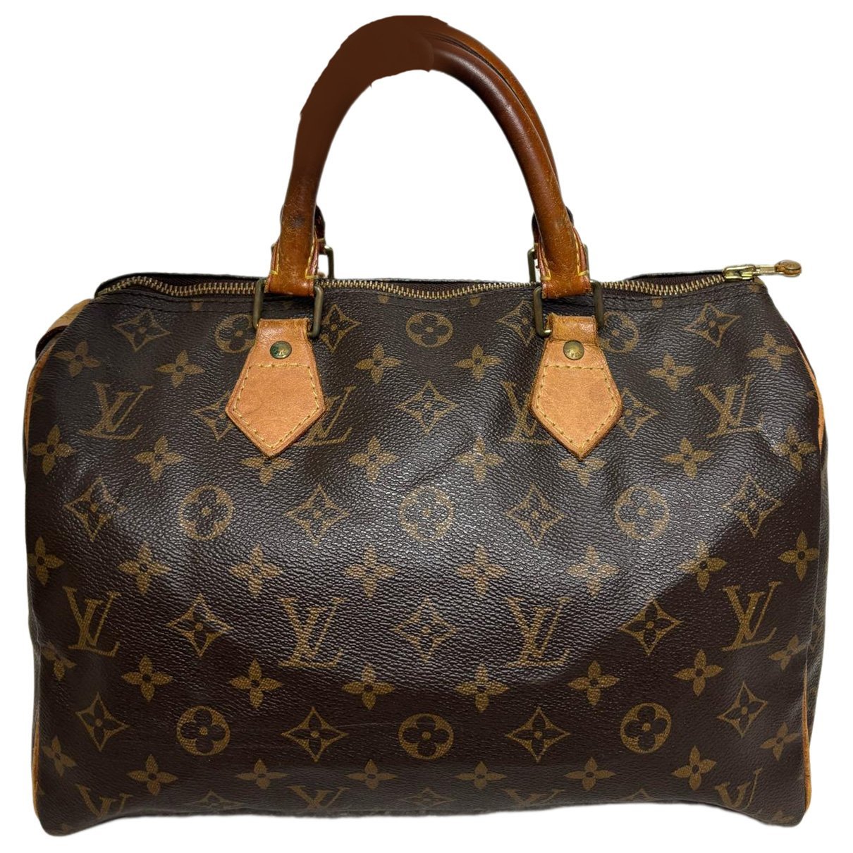 Speedy leather bowling bag