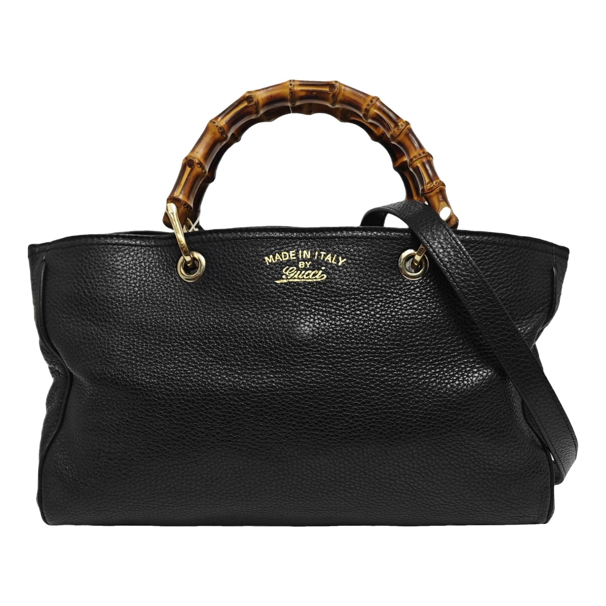 Bamboo Shopper leather crossbody bag
