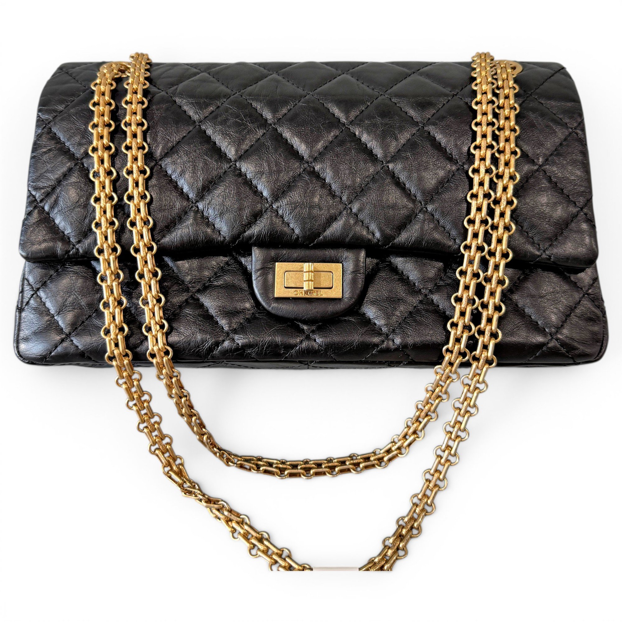 Chanel 2.55 leather handbag