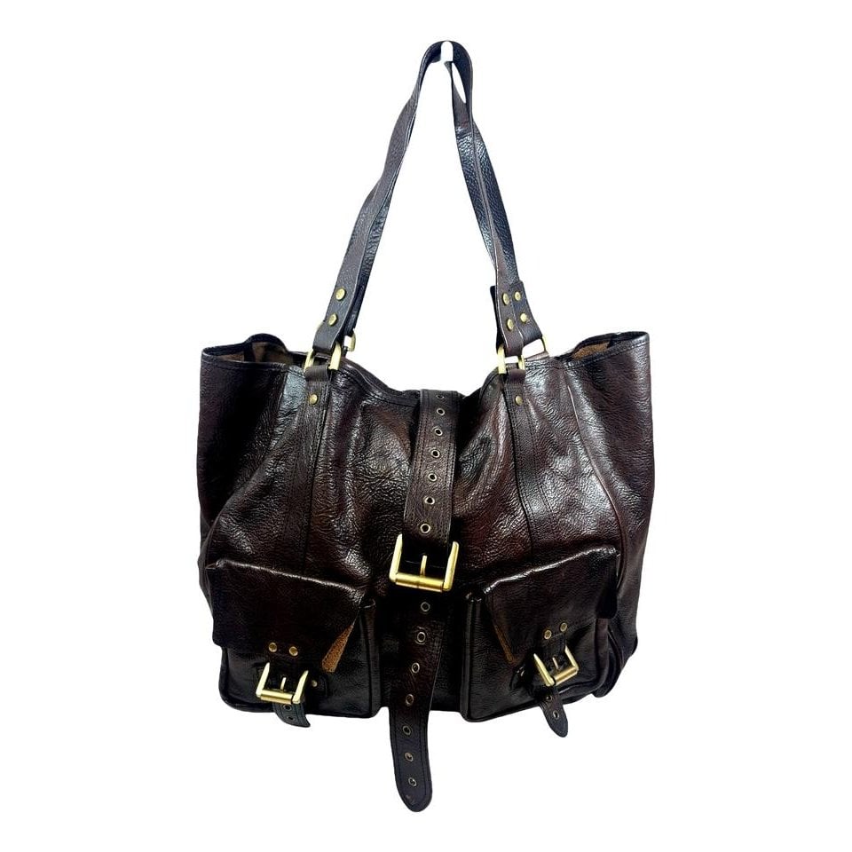 Leather handbag