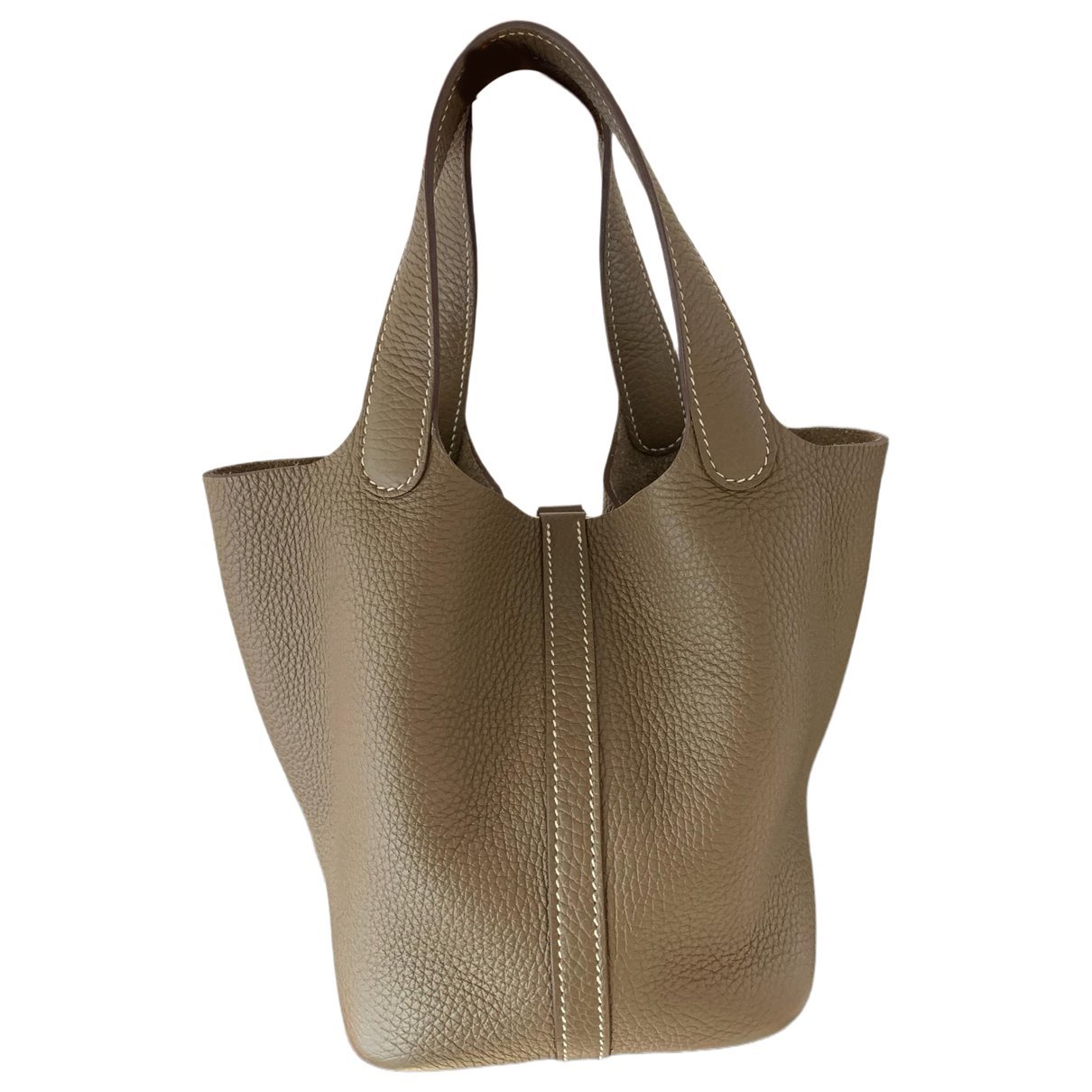 Picotin leather handbag