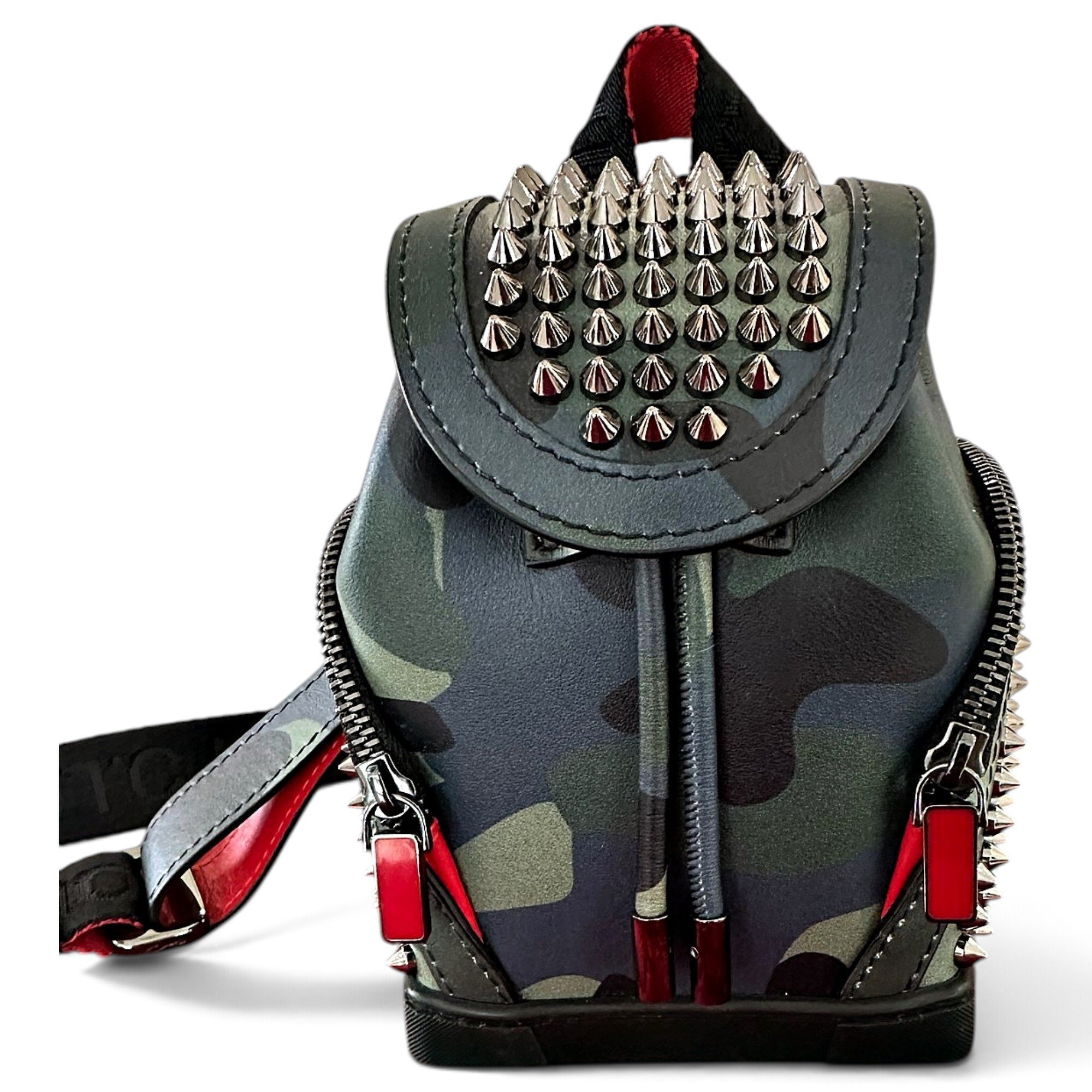 Leather backpack