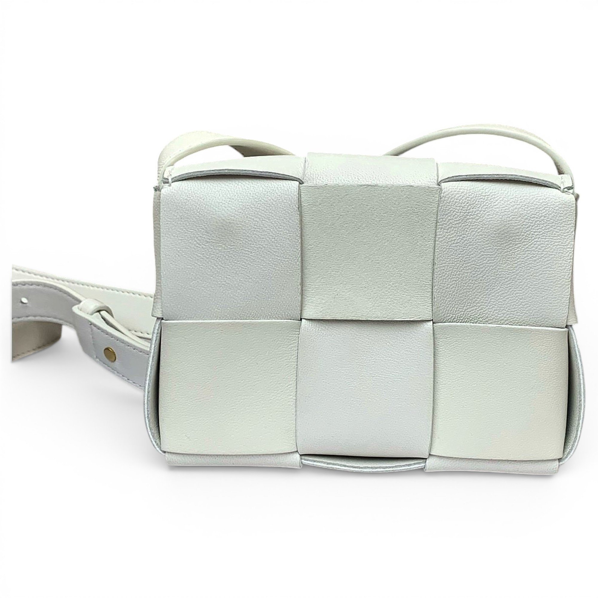 Cassette leather crossbody bag