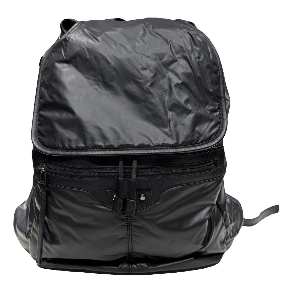 Leather backpack