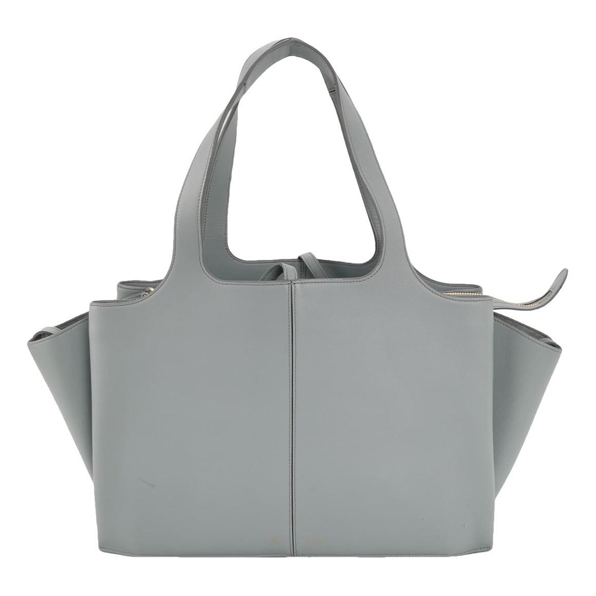 Tri-Fold leather handbag