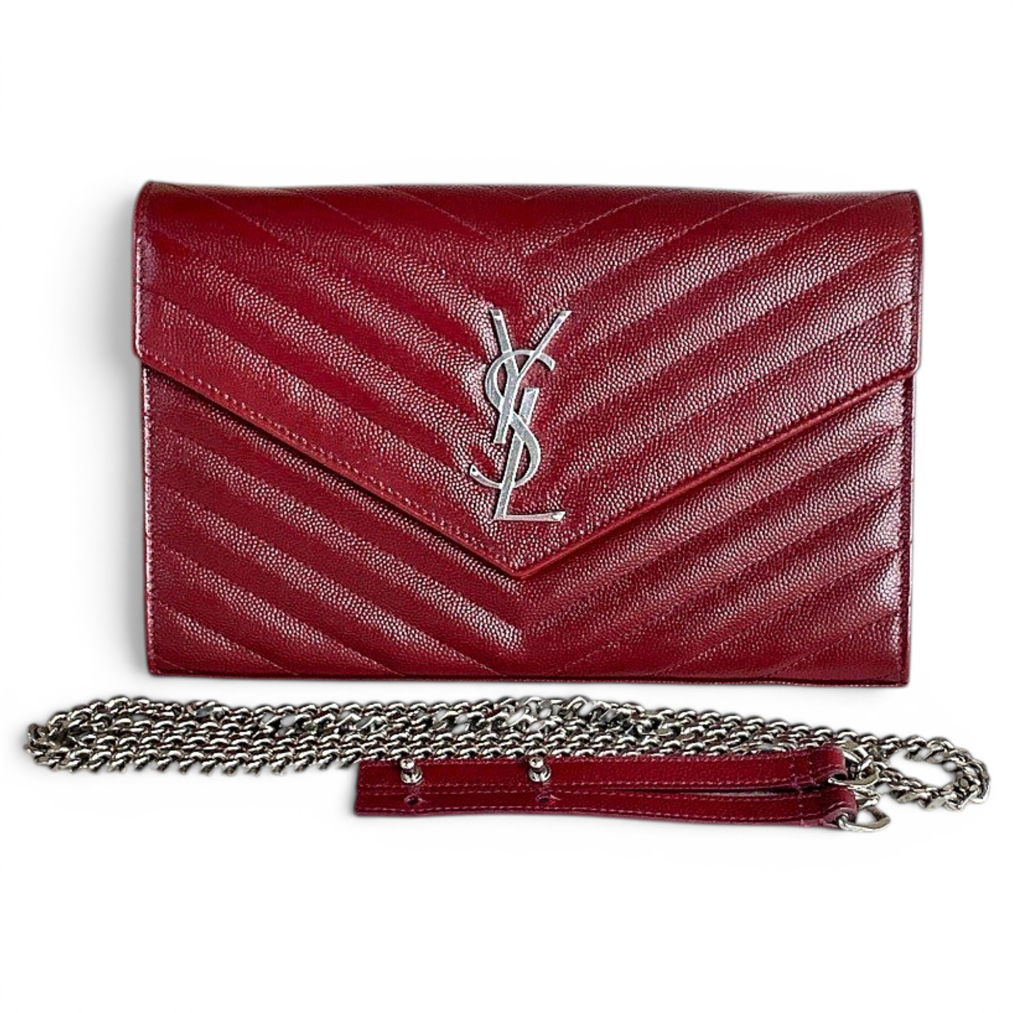 Portefeuille enveloppe leather crossbody bag