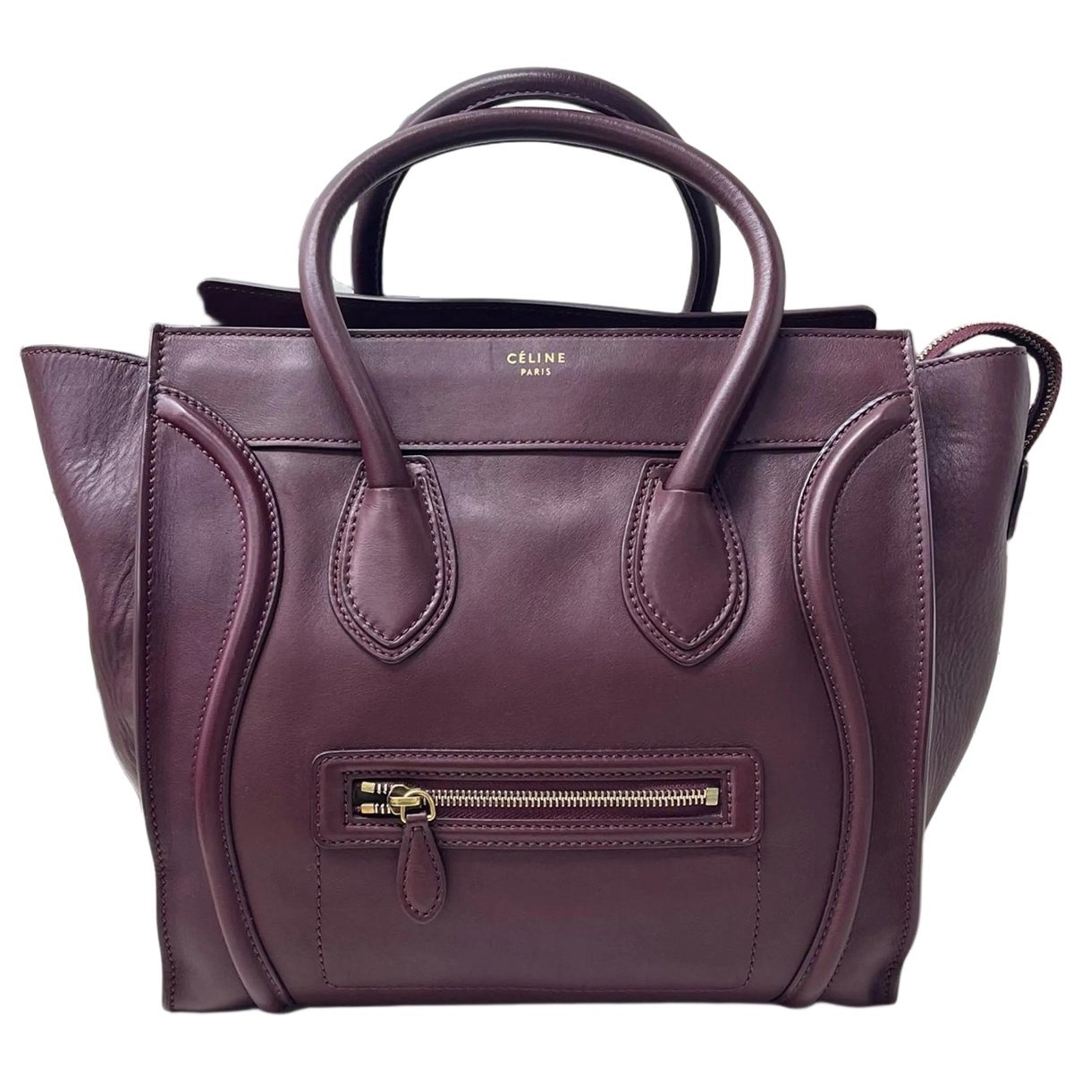 Luggage leather handbag
