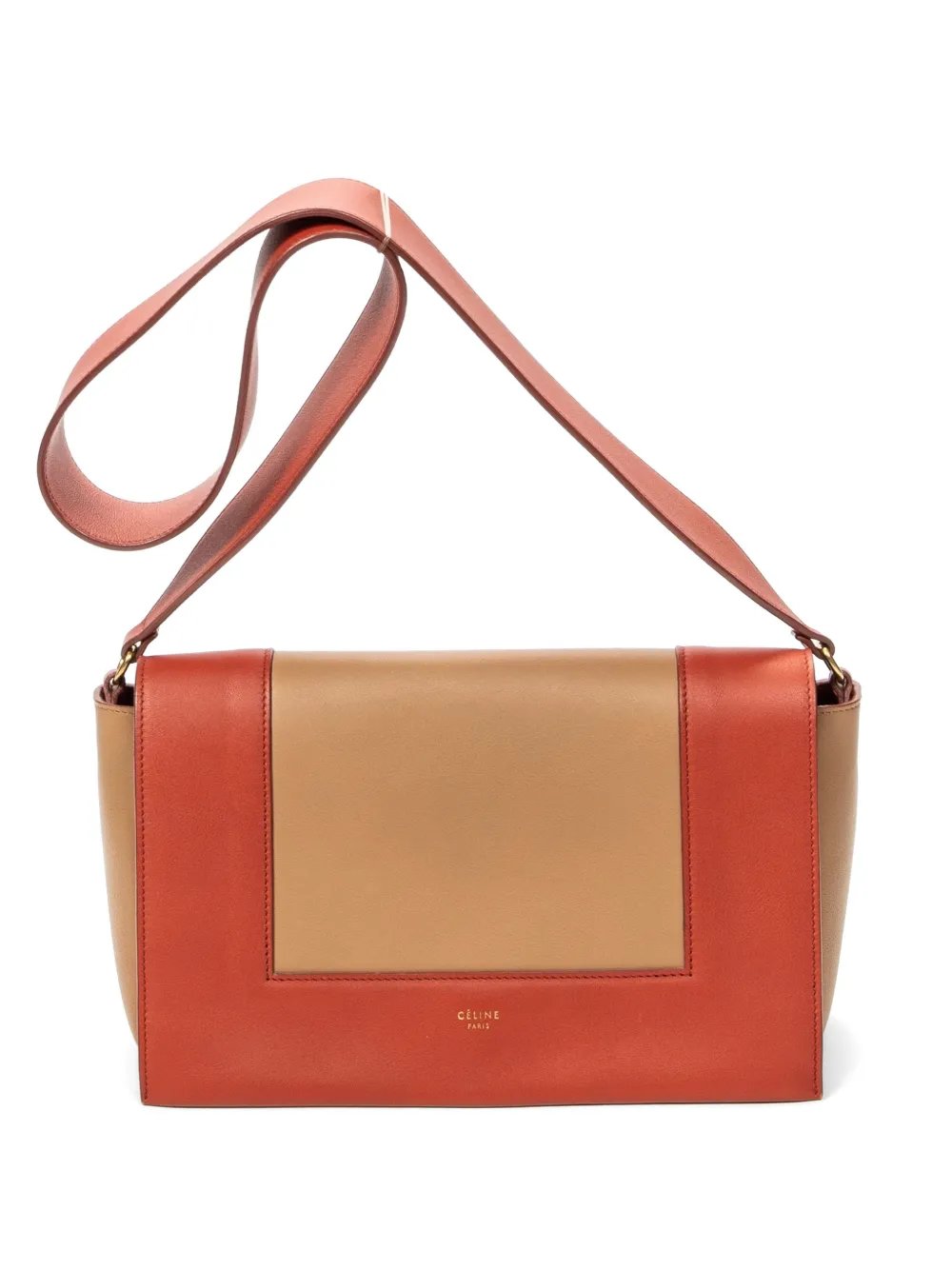 colour-block shoulder bag