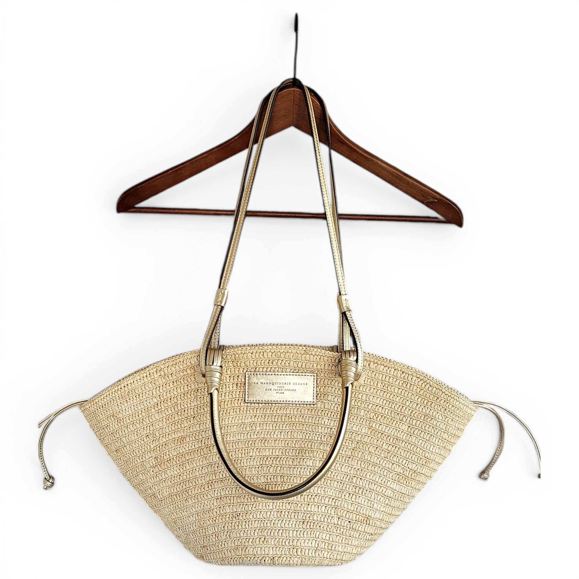 Leather tote