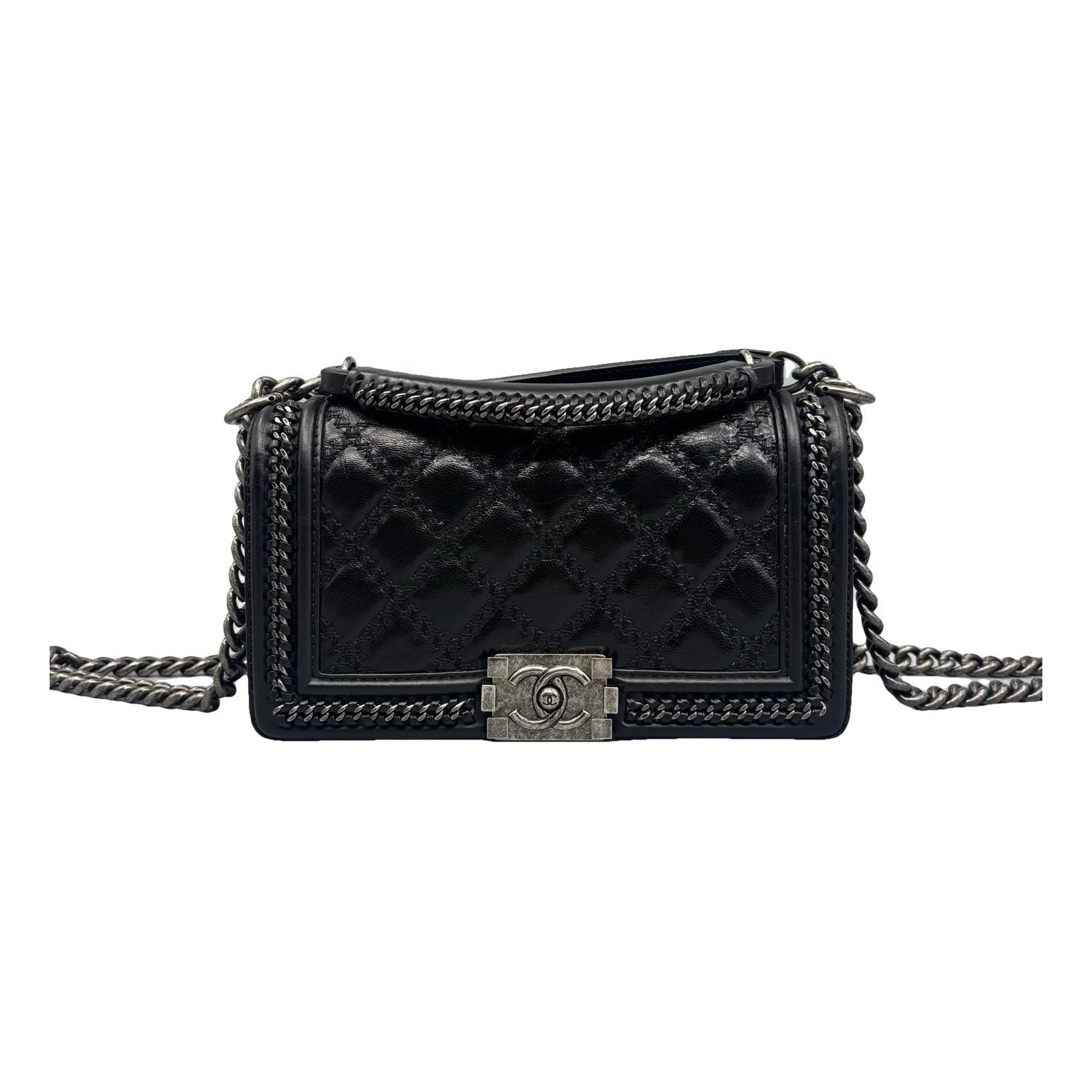 Boy leather handbag