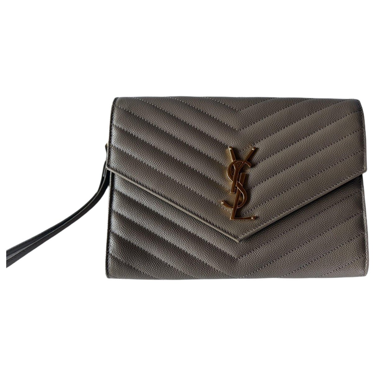 Cassandre leather clutch bag