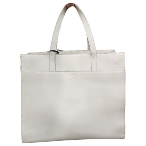 Shopping leather tote