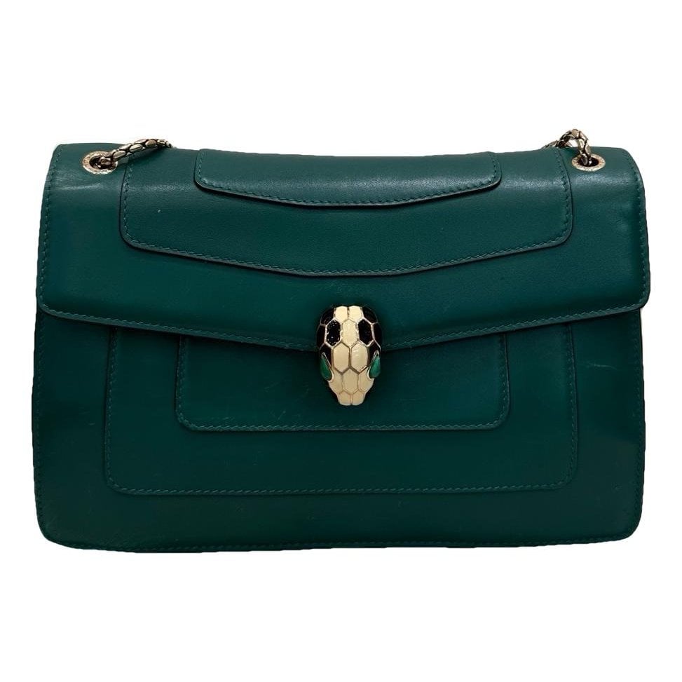 Serpenti leather handbag