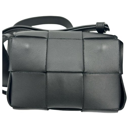 Cassette leather crossbody bag