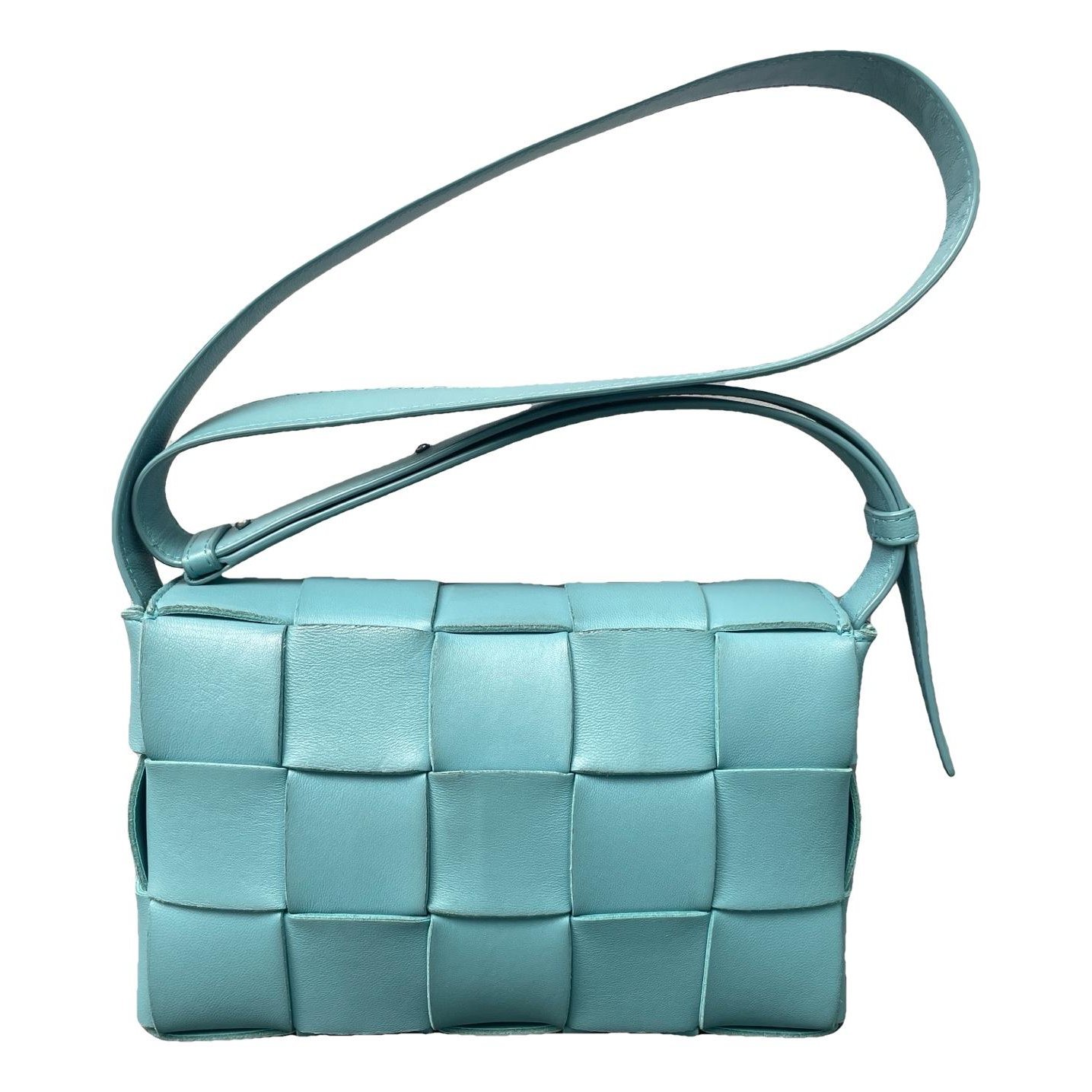 Cassette leather handbag