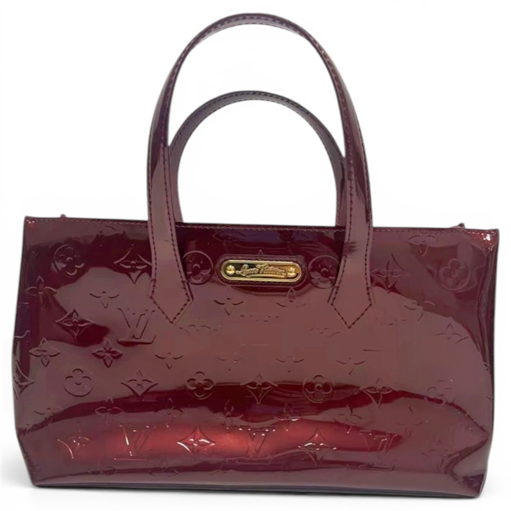 Houston patent leather tote
