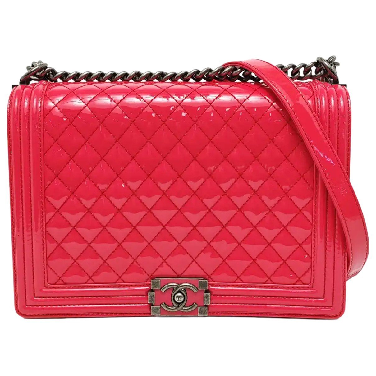 Patent leather crossbody bag