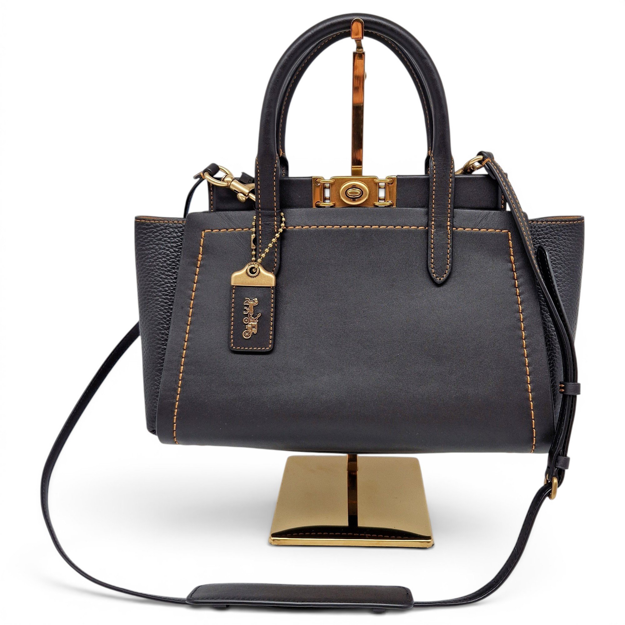 Leather handbag