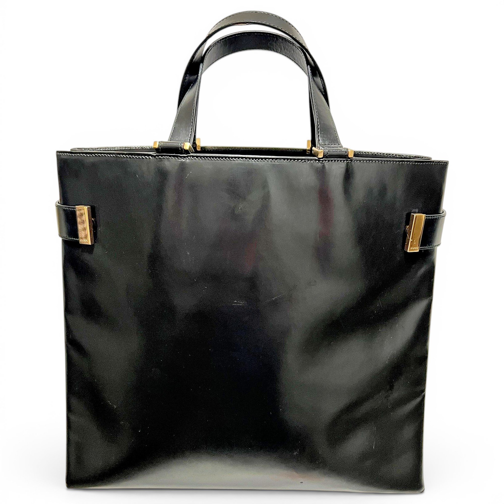 Leather tote