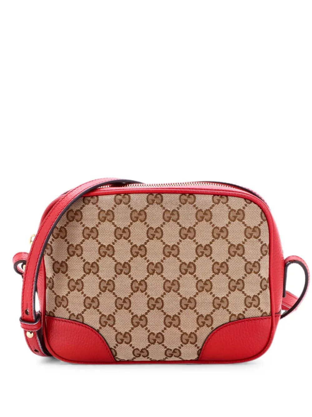 Bree Disco GG Canvas with Leather Mini crossbody bag