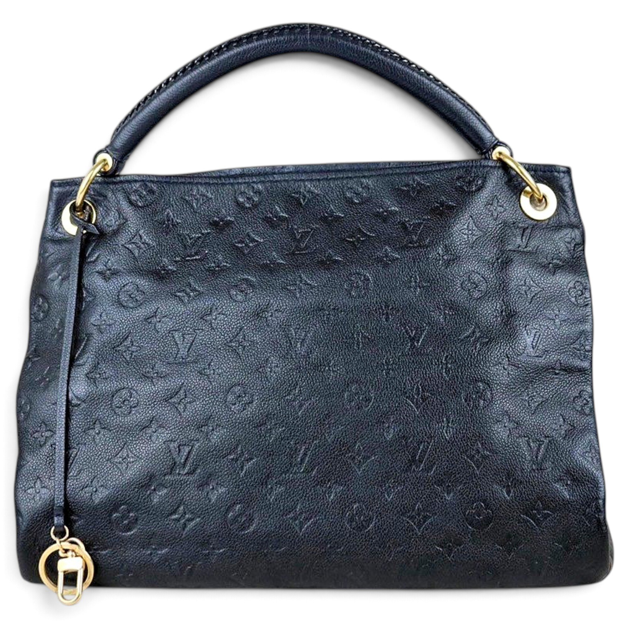 Artsy leather handbag