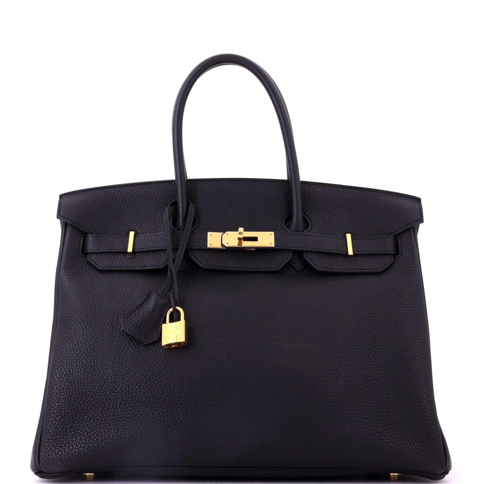Birkin 35 leather tote