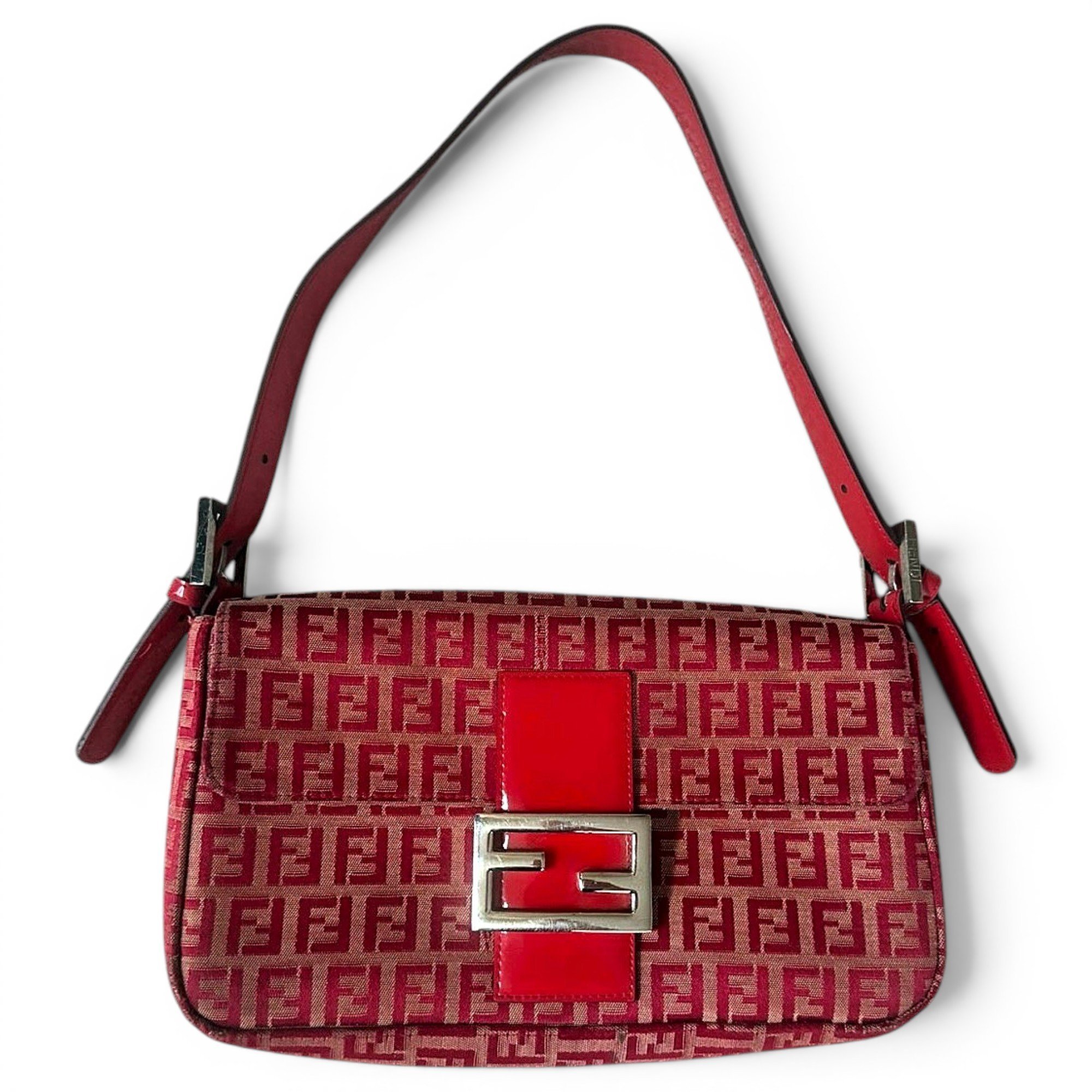 Baguette leather handbag