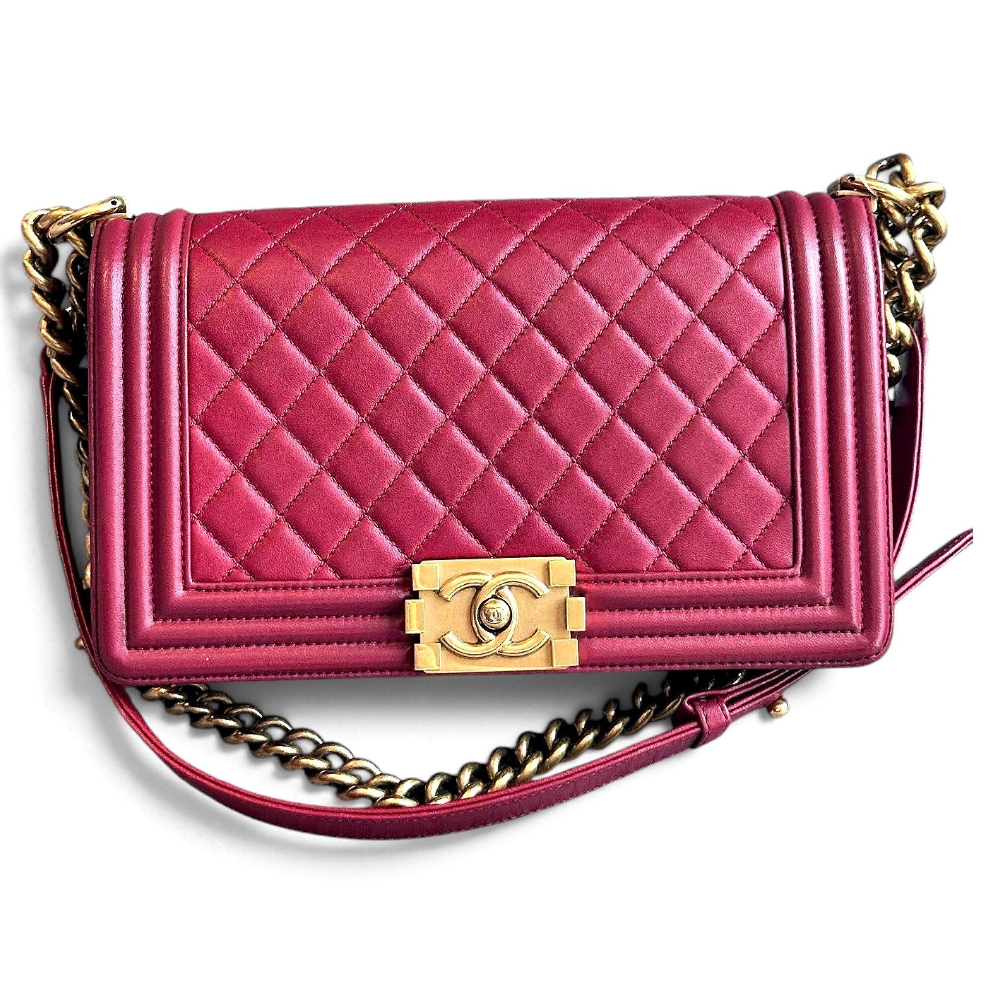 Boy leather crossbody bag