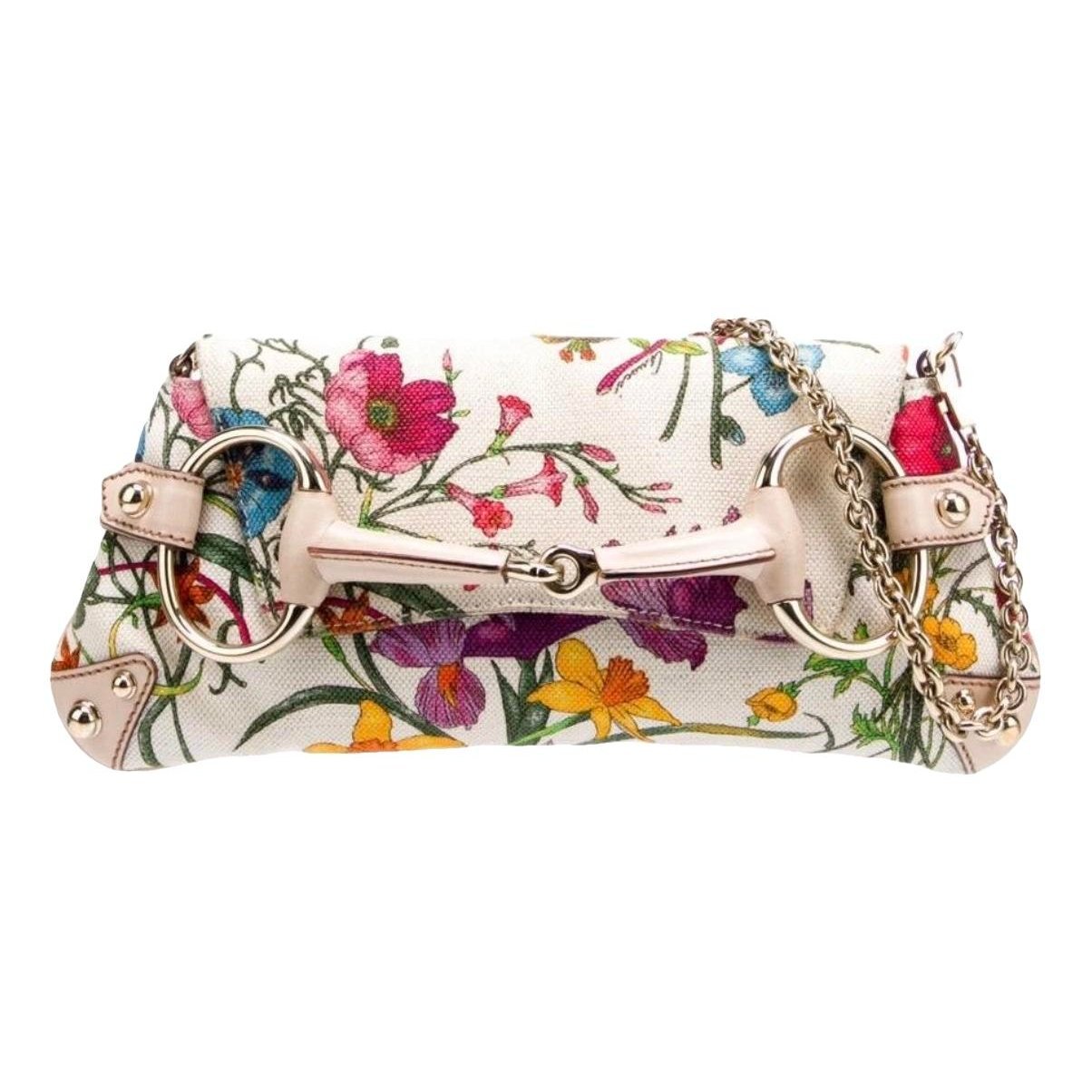 Horsebit Chain cloth handbag