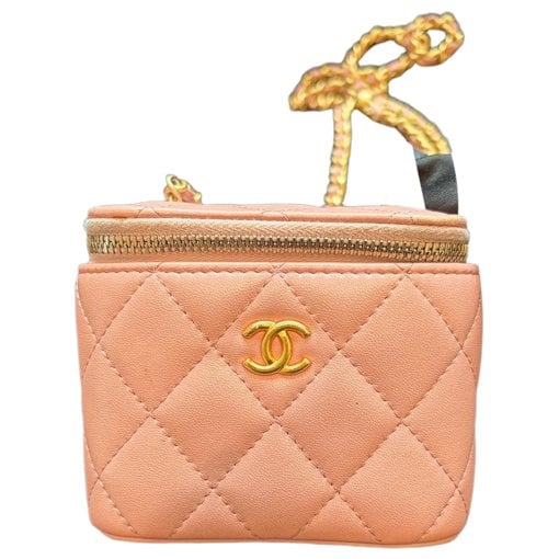 Trendy CC Vanity leather handbag