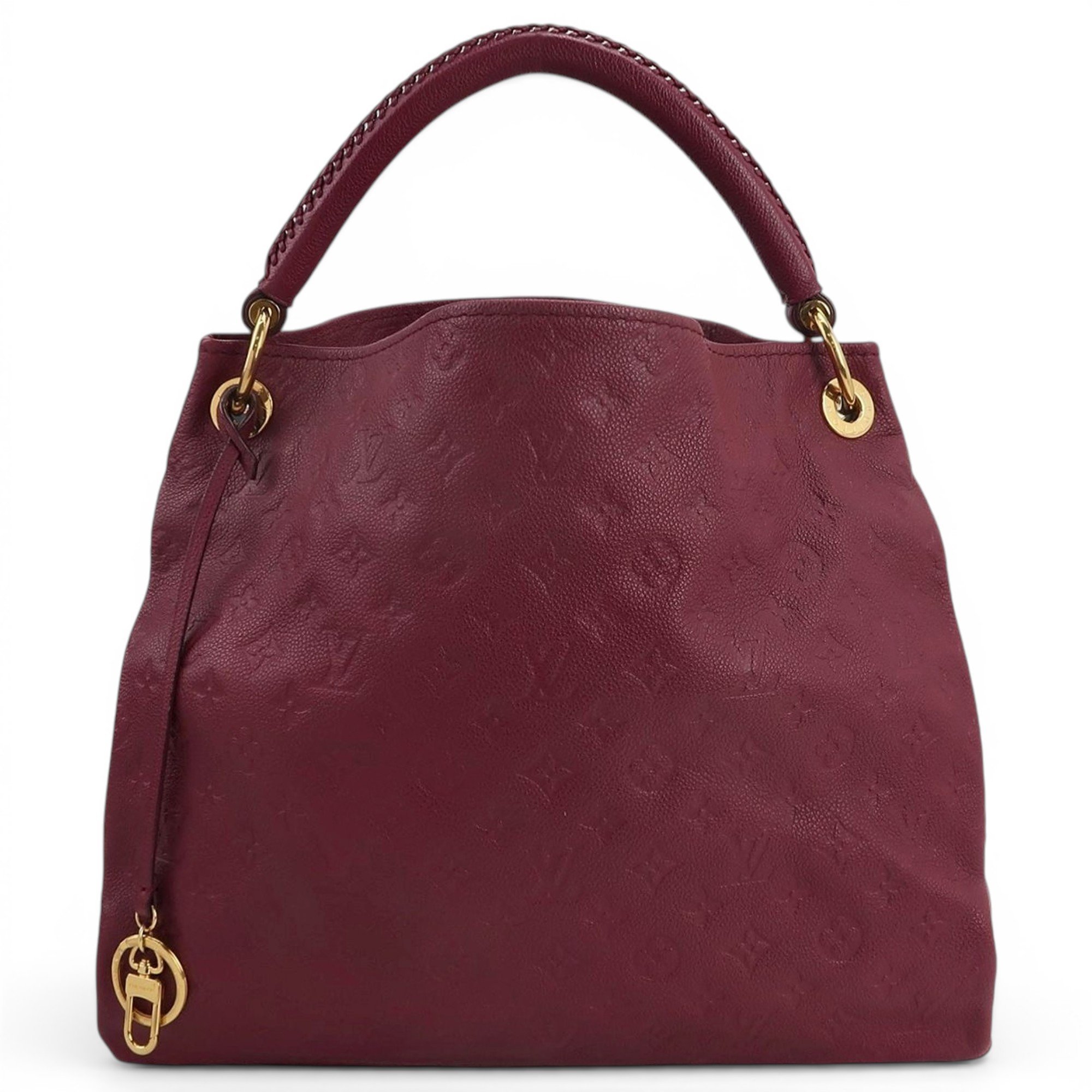 Artsy leather tote