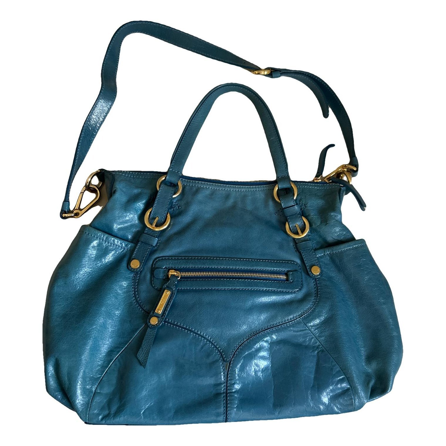 Leather handbag