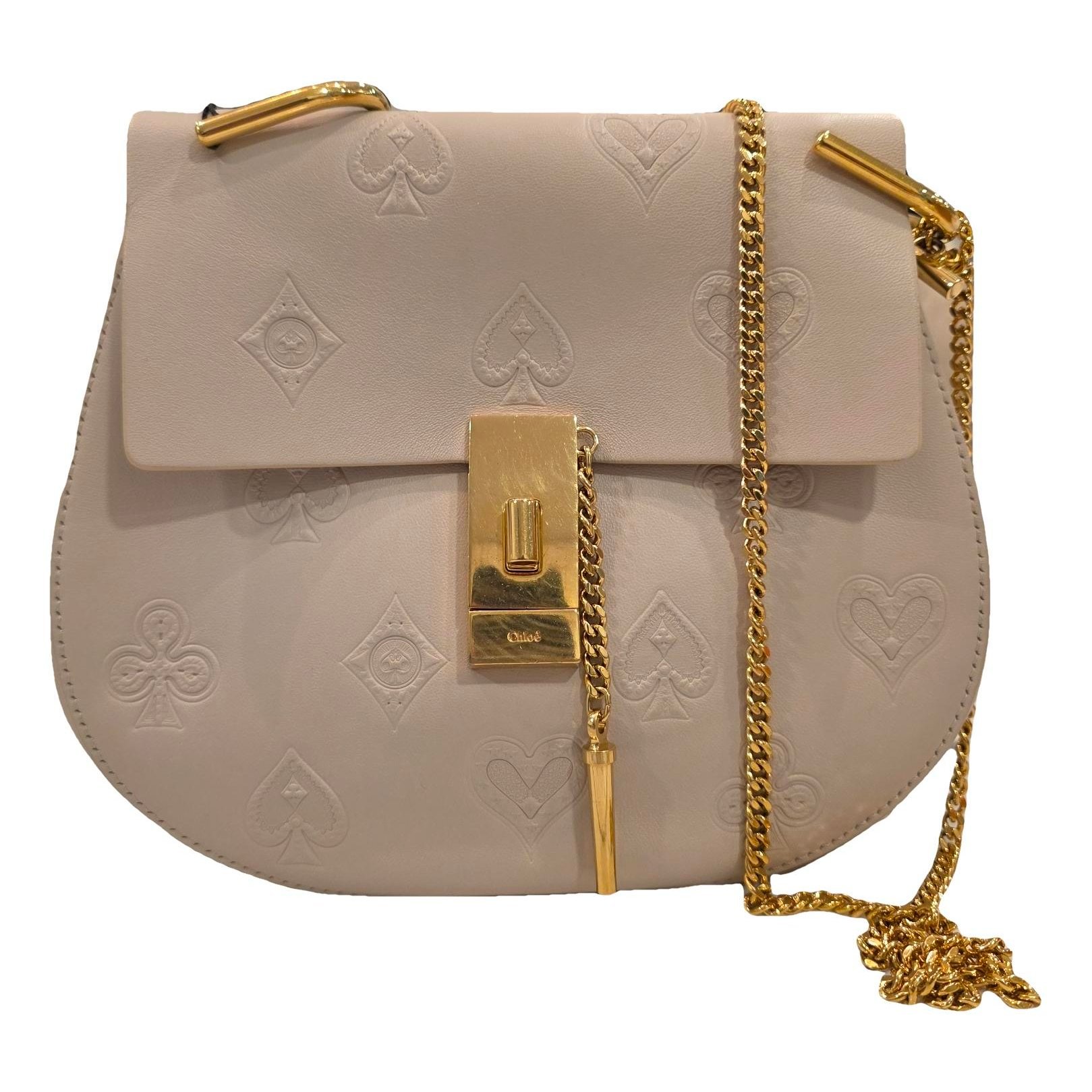 Drew leather handbag