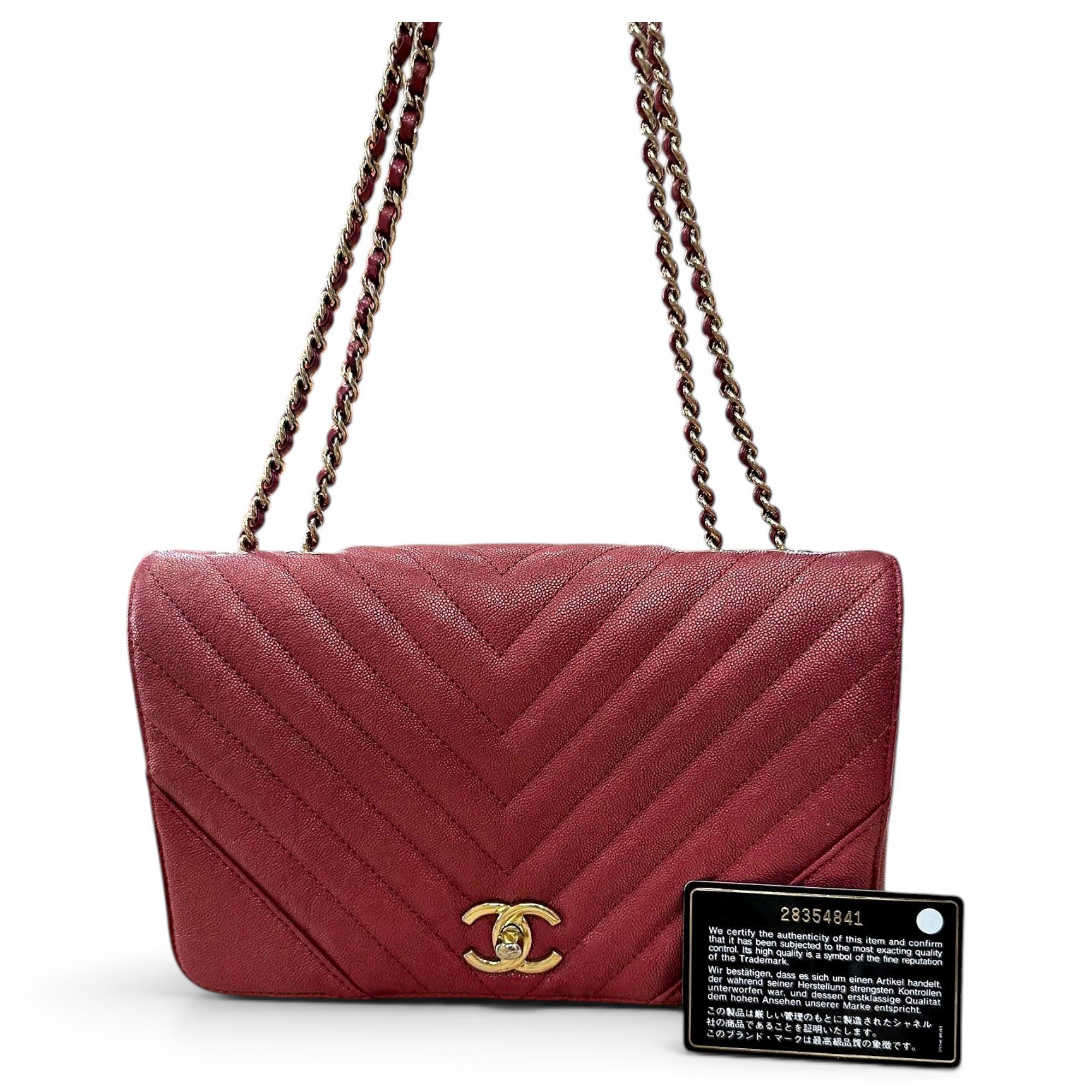 Leather handbag