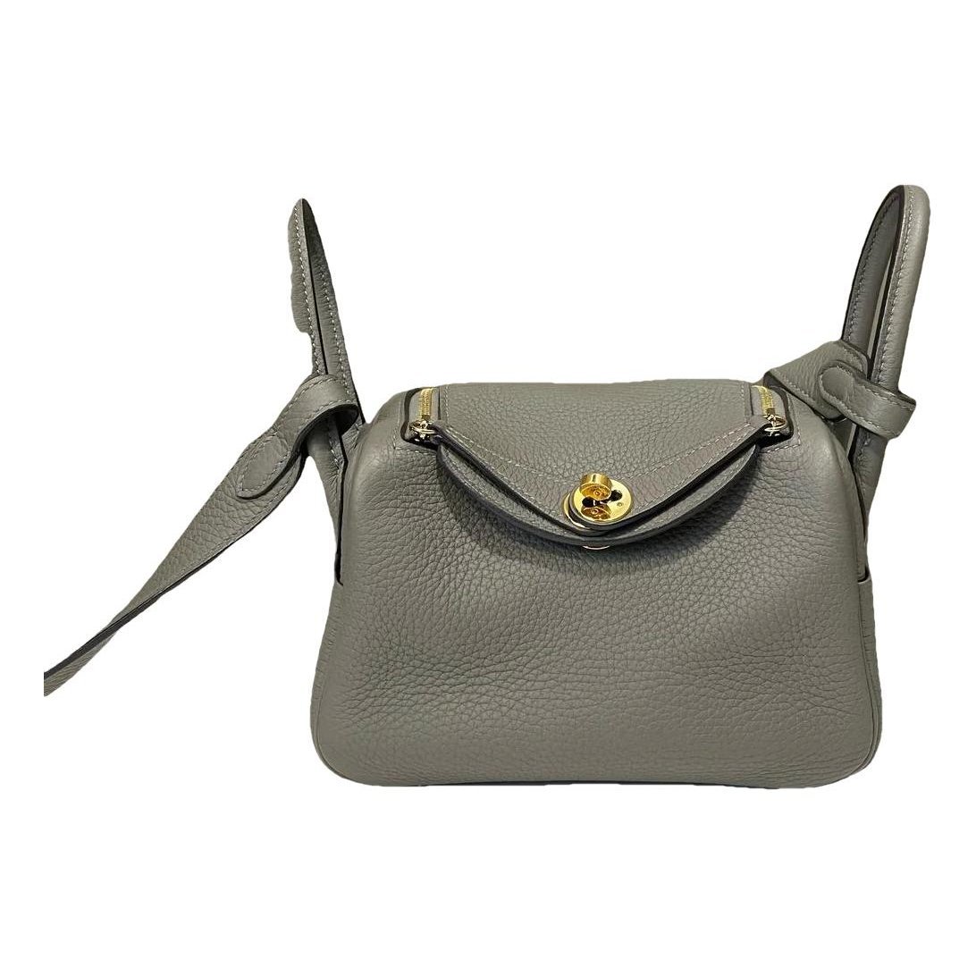 Hermes Lindy leather handbag