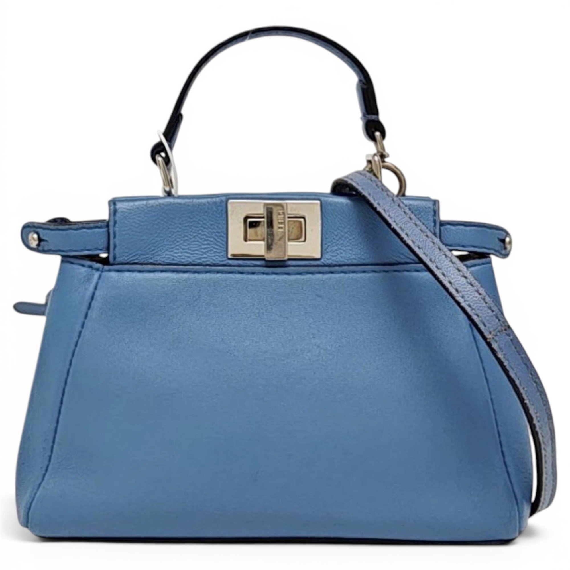 Peekaboo leather handbag