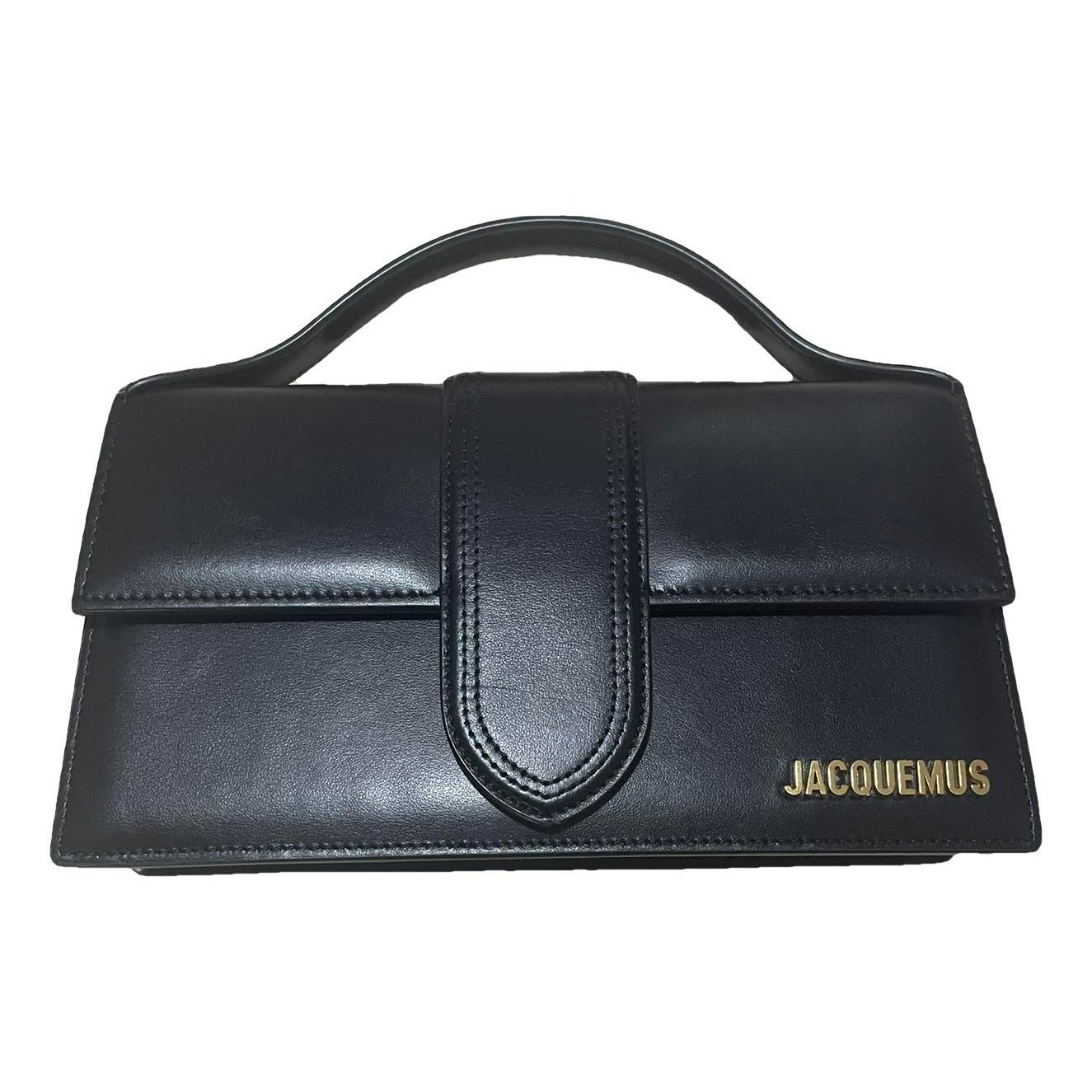 Leather clutch bag