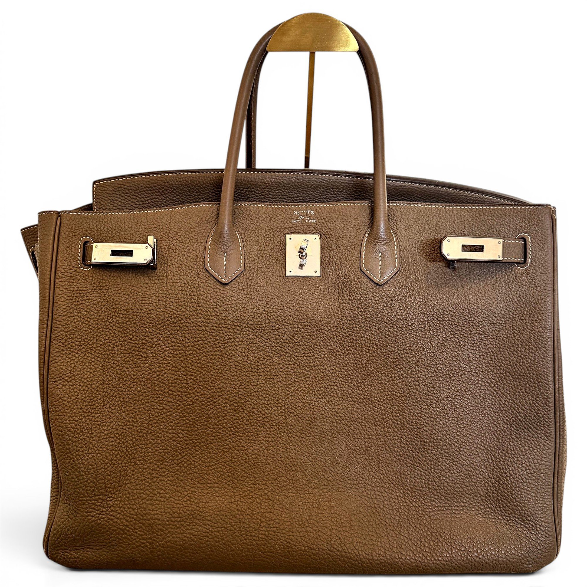 Birkin 35 leather handbag