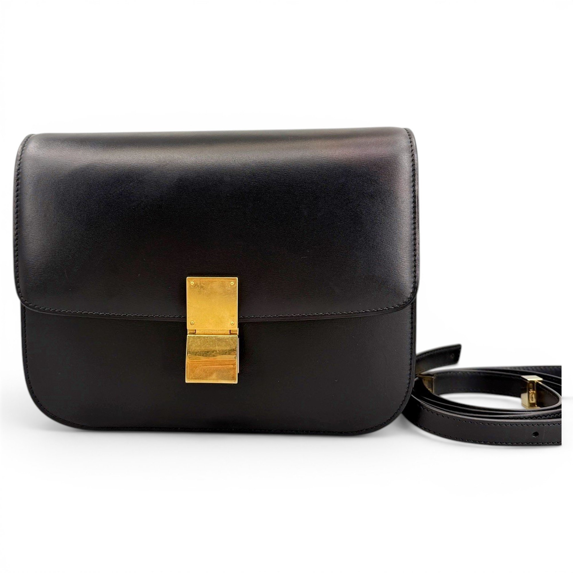 Classic leather handbag