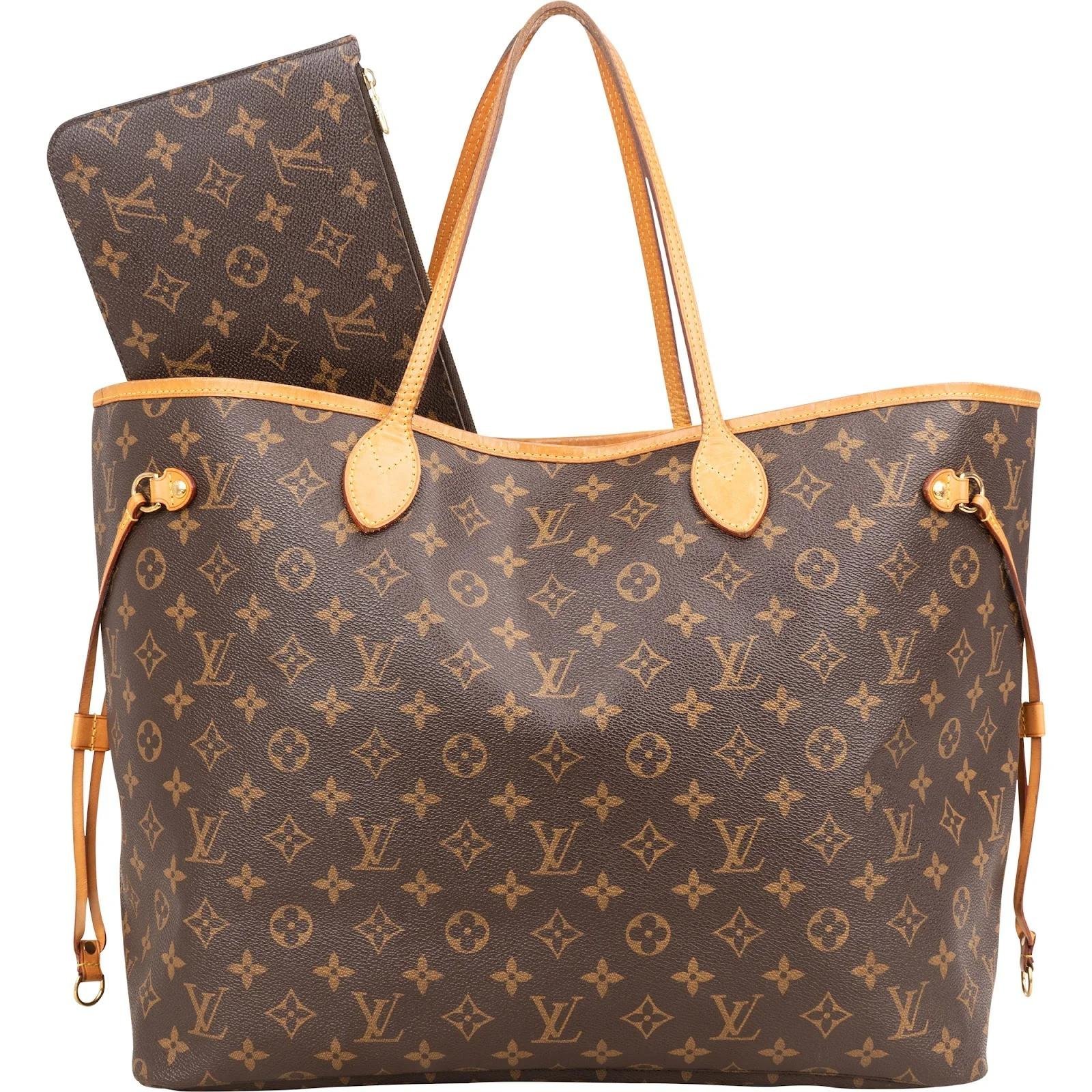 Neverfull leather handbag