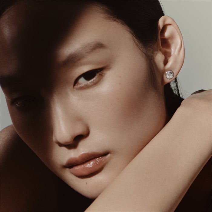 Sans Coloris Hermès Ex-libris Earrings, Very Small Model