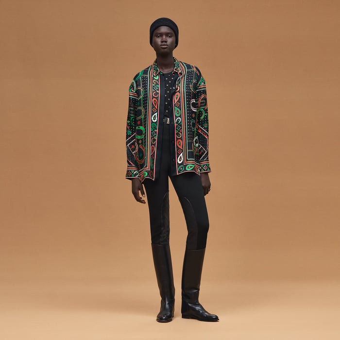 Noir "Porte-bonheur Bandana" Shirt