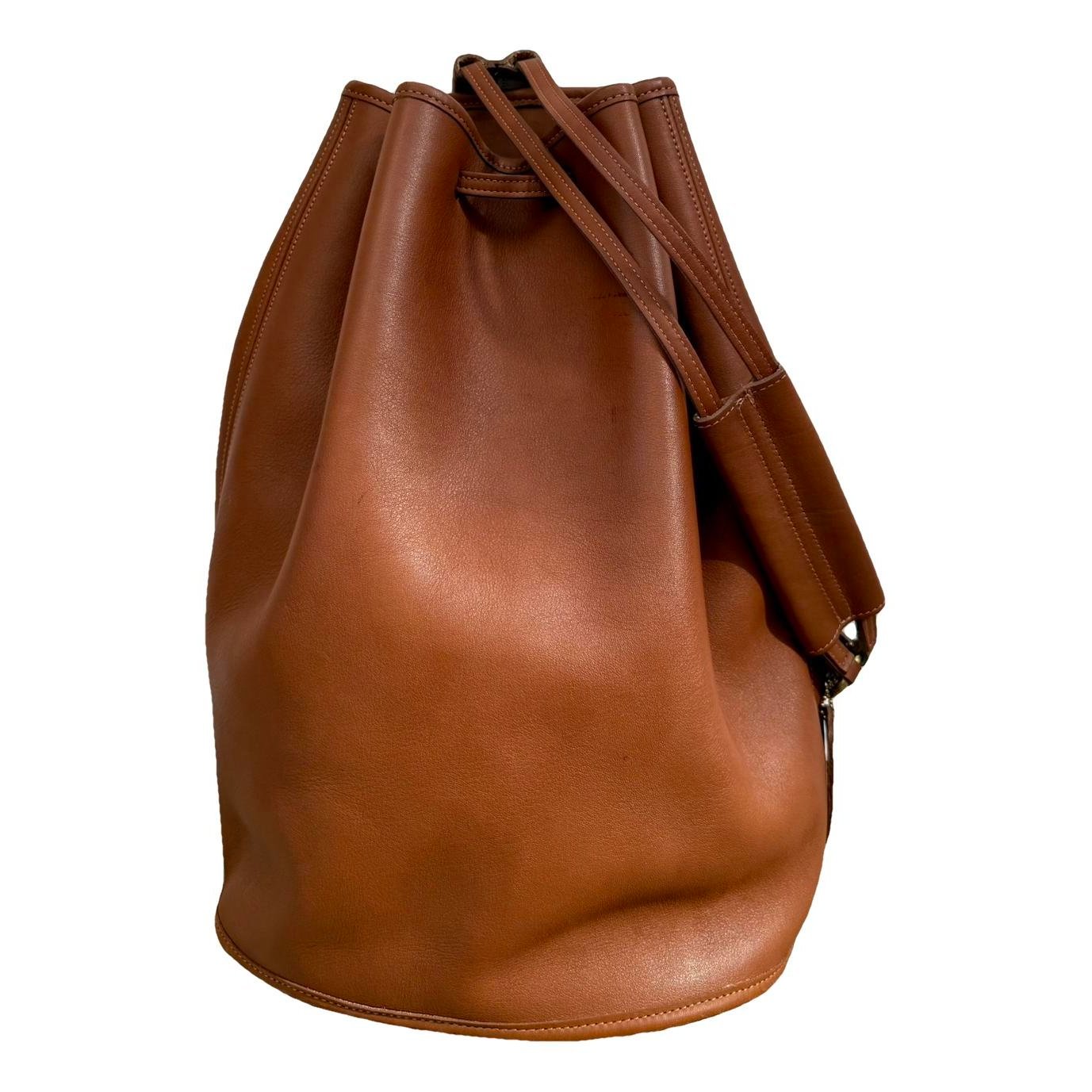 Leather backpack