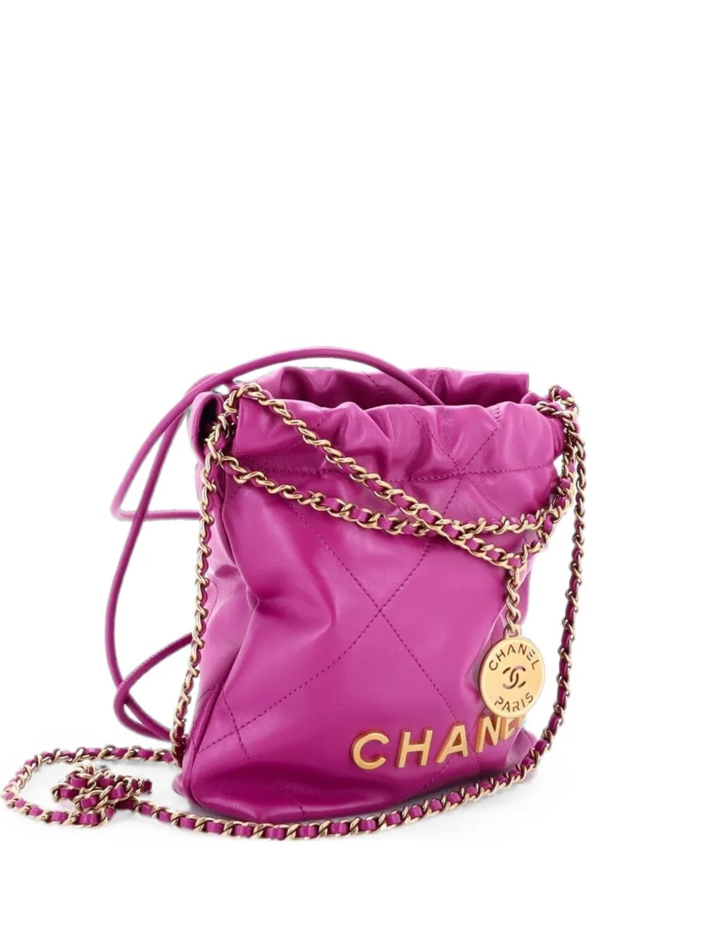 22 Chain Hobo Quilted Calfskin Mini crossbody bag